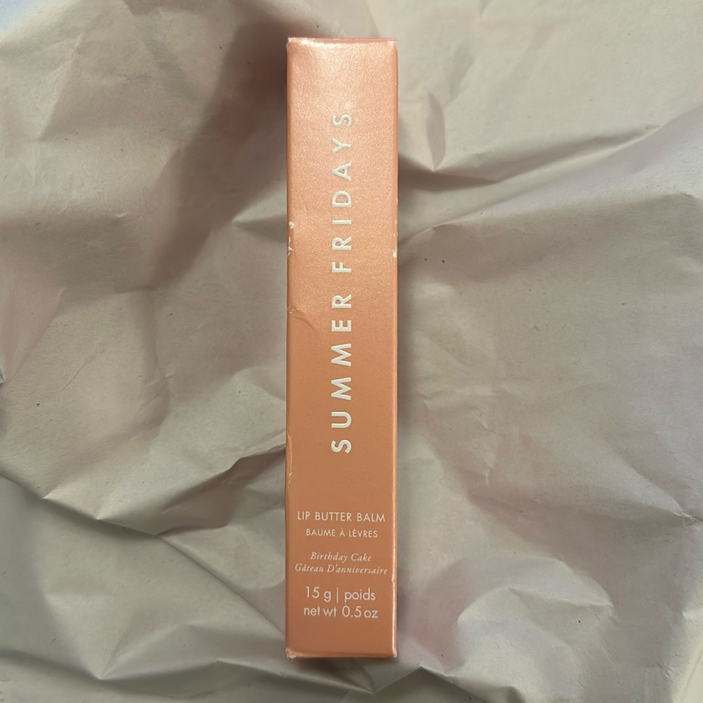 Summer Fridays Birthday Cake Balm